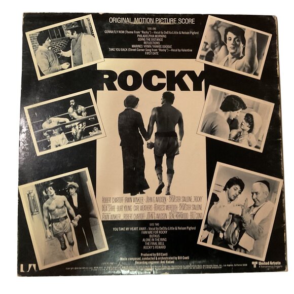 Rocky Original Motion Picture Score Vinyl Record By Bill Conti 1976 - Picture 2 of 7
